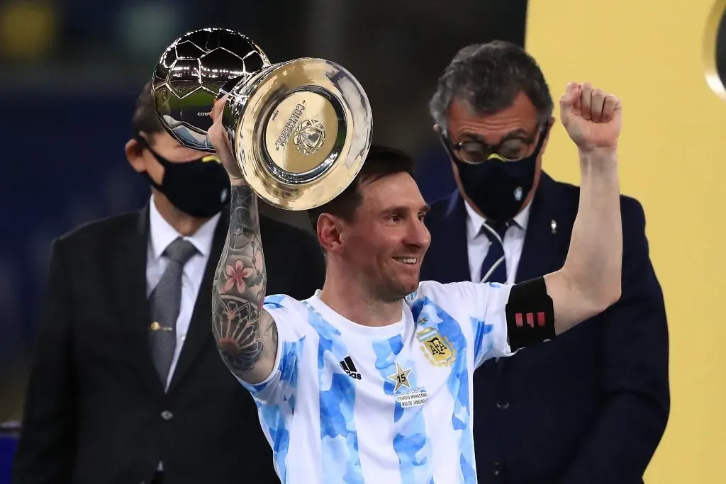 Messi, el mejor jugador de la Copa América 2021. (Foto: Getty)