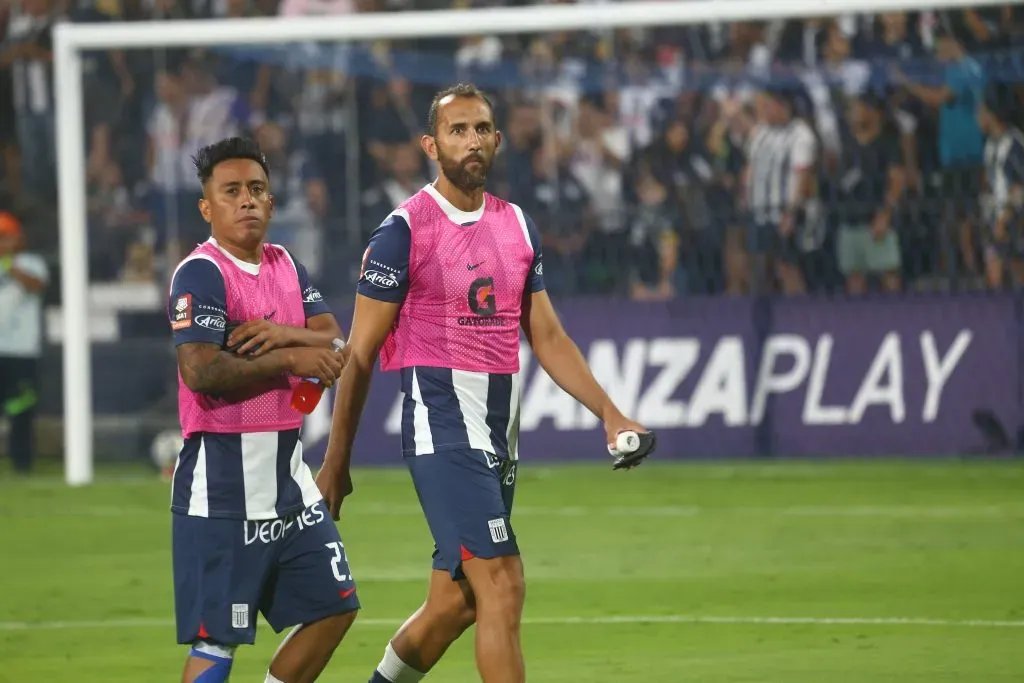 Christian Cueva y Hernán Barcos en Alianza Lima. (Foto: El Fotógrafo del mal).