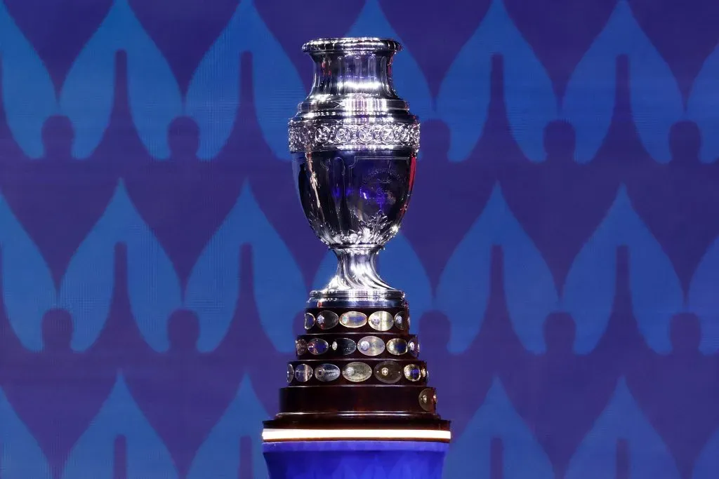El trofeo de la Copa América (Getty).