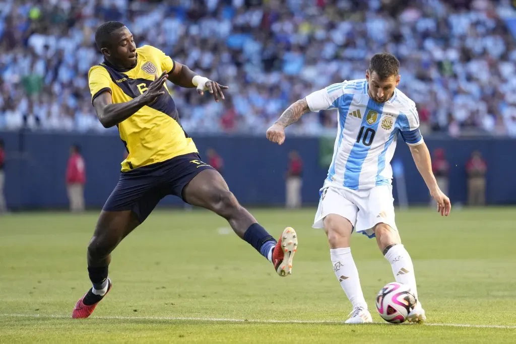 Justamente Ecuador y Argentina vienen de enfrentarse en amistoso internacional. Foto: Getty,