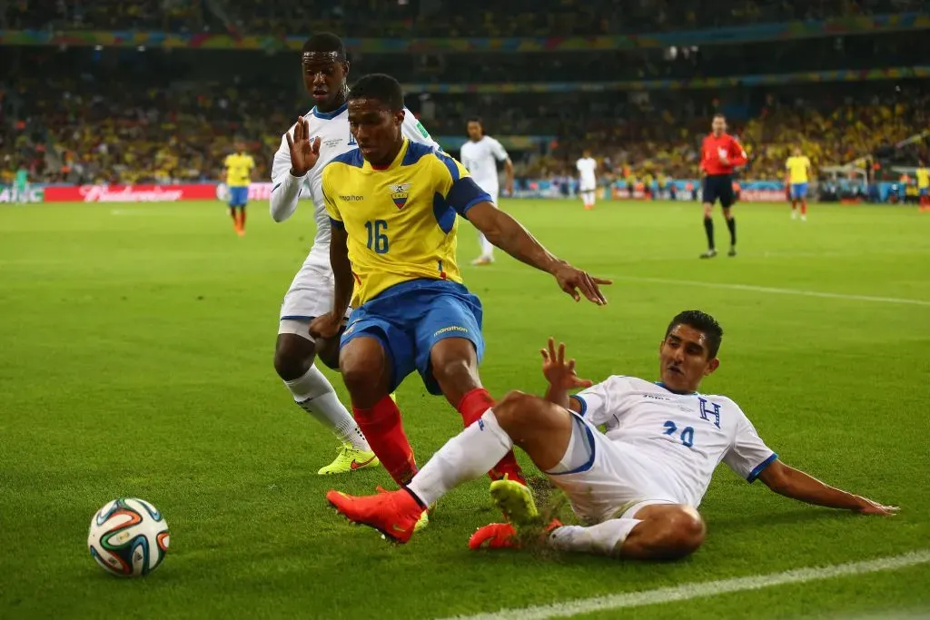Honduras fue uno de los rivales de Ecuador en la Copa del Mundo 2014. Foto: Getty.