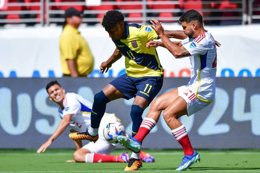 La Selección de Ecuador no pudo contra Venezuela en Copa América. Foto: IMAGO.