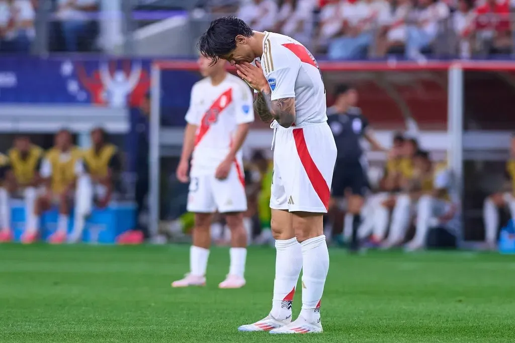 Gianluca Lapadula en la jornada contra Chile. (Foto: IMAGO).