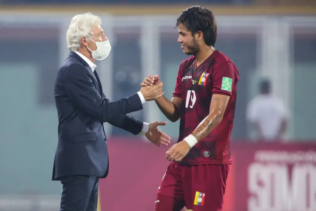 José Pekerman arrancó las Eliminatorias como DT de Venezuela. Foto: Getty.