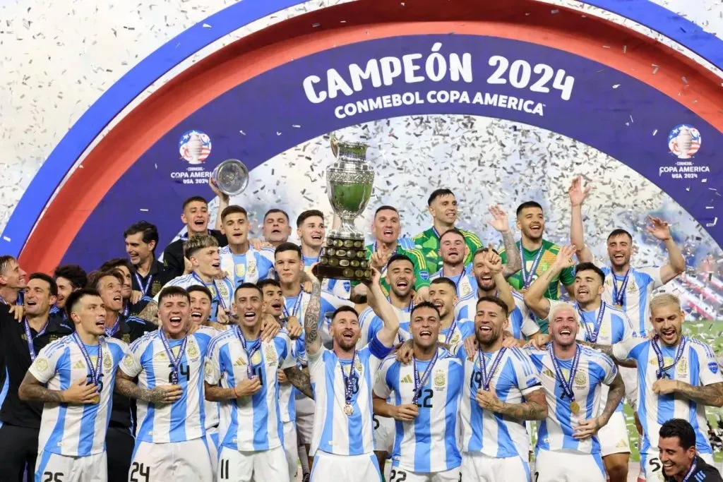 Argentina clasificó a la Finalissima al ser campeón de la Copa América de Estados Unidos 2024.