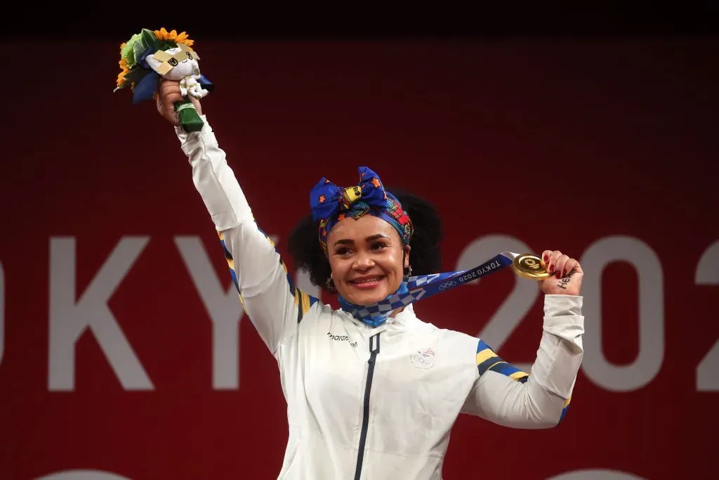 Neisi Dajomes ganó medalla de oro en Tokio 2021. (Foto: GettyImages)