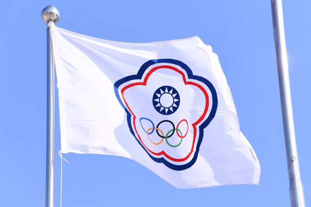 La bandera que representa a China Taipéi en los Juegos Olímpicos (IMAGO)