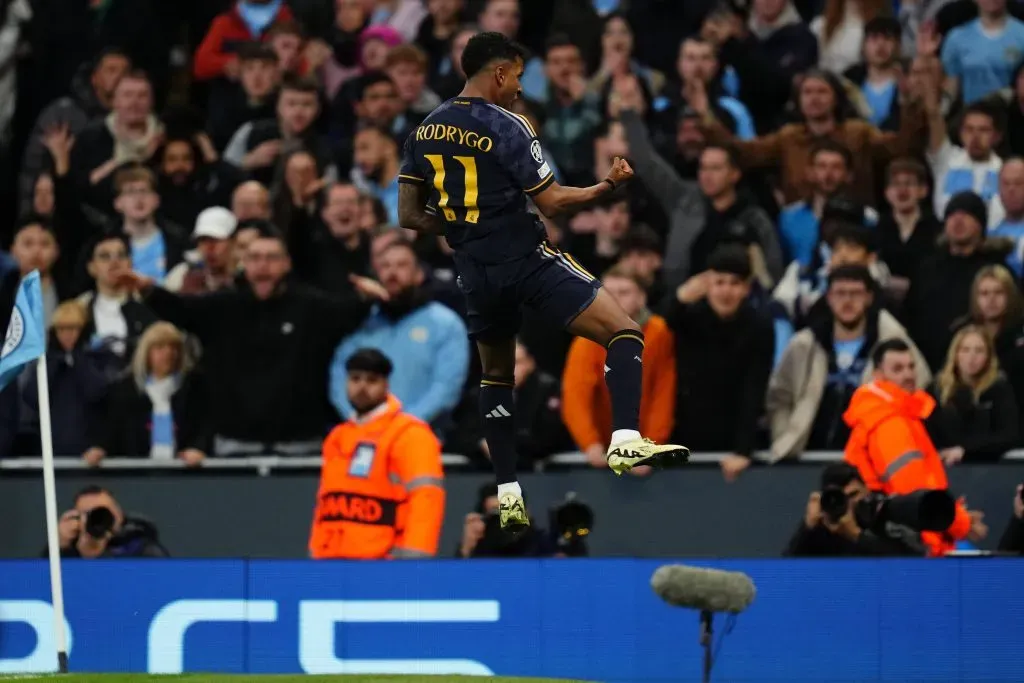 Rodrygo Goes le marcó al Manchester City en su último cruce con el Real Madrid por Champions League.