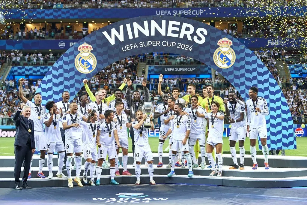 Real Madrid obtuvo su título número 105 con su triunfo en la Supercopa de Europa.