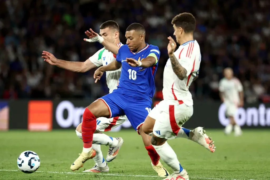 Contra Italia no se vio el Kylian Mbappé explosivo que se esperaba.