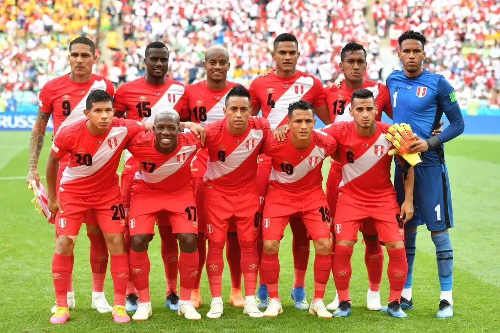 Paolo Guerrero, Christian Cueva y André Carrillo en la Selección Peruana. (Foto: IMAGO).