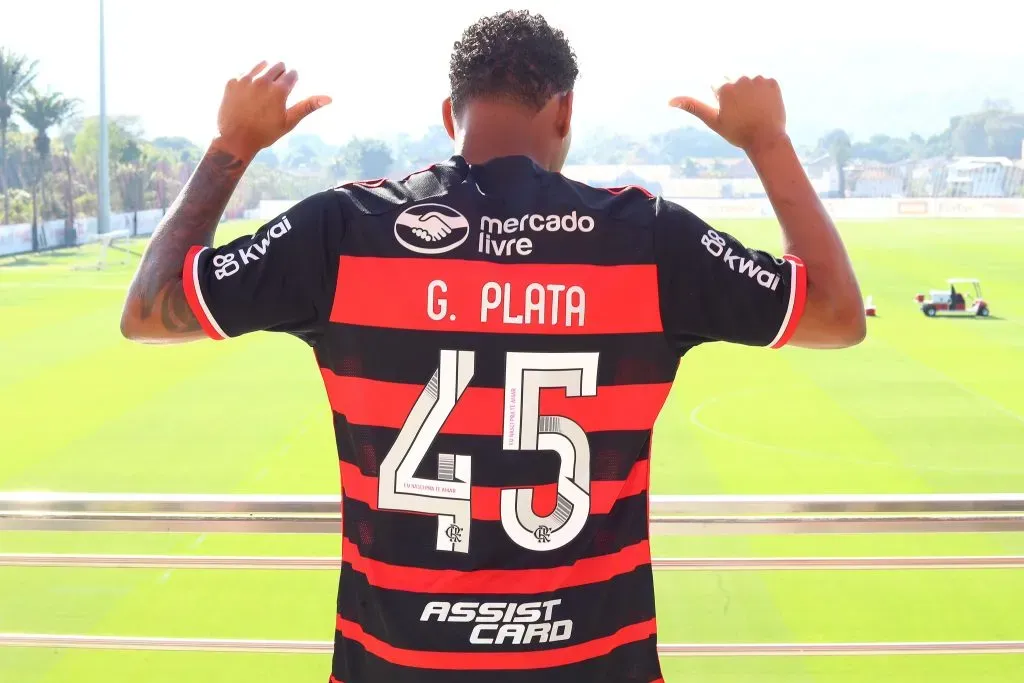 Plata usará el número 45 en Flamengo. (Foto: @Flamengo)