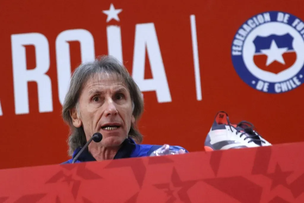 Ricardo Gareca en conferencia de prensa. (Foto: IMAGO).