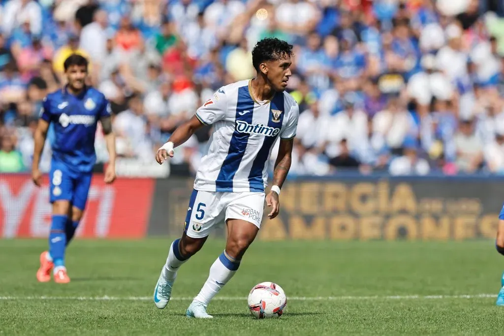 Renato Tapia jugando en el Leganés. (Foto: IMAGO).