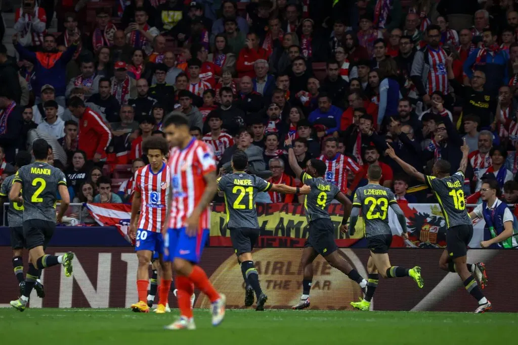 Atlético de Madrid perdió 3 a 1 con el Lille en el Estadio Metropolitano.