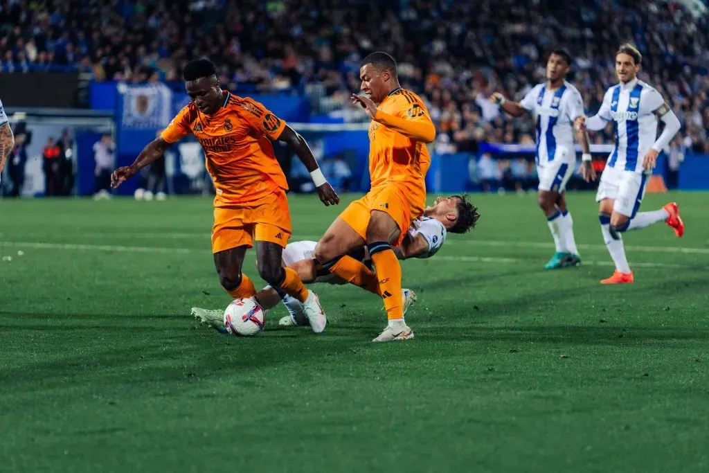 Vinícius Júnior y Kylian Mbappé vs. Leganés.