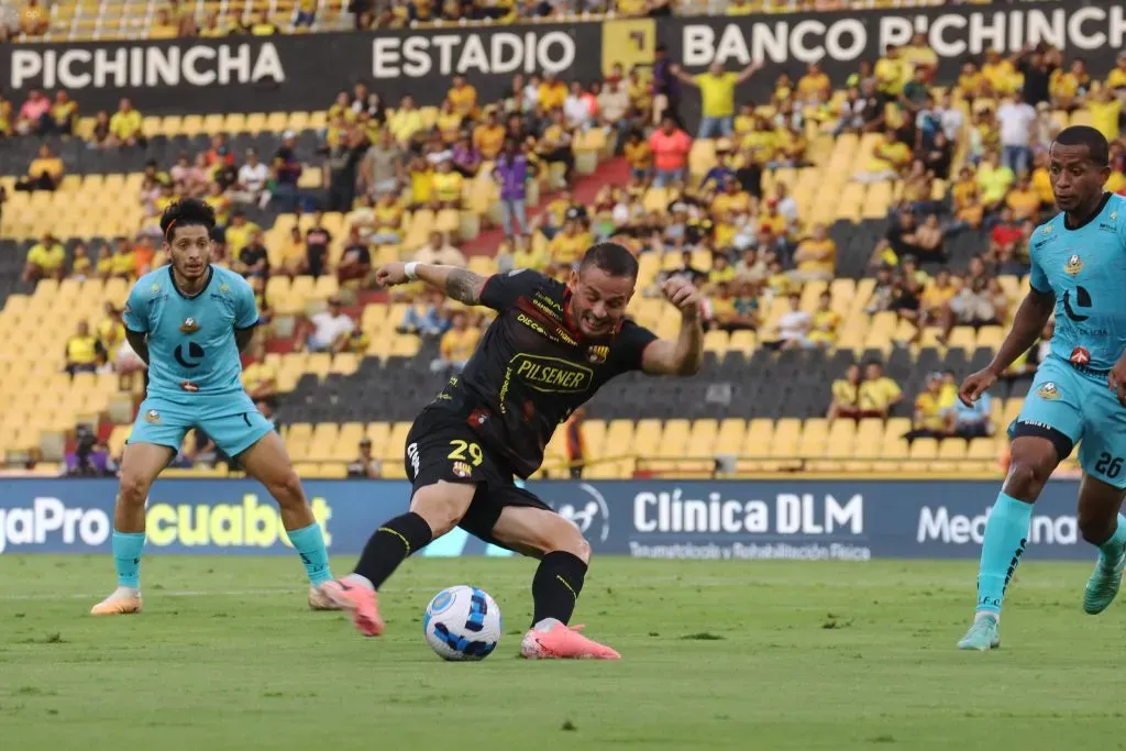 Octavio Rivero es el delantero titular de Barcelona SC. (Foto: API)