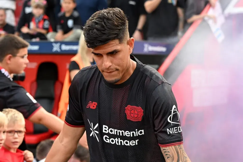 Piero Hincapié in action for Bayer Leverkusen. (Photo: Imago)