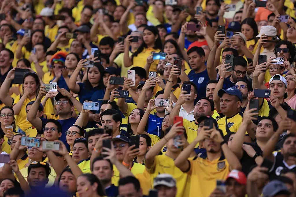 Estadio lleno Ecuador vs. Argentina. Foto: Getty.