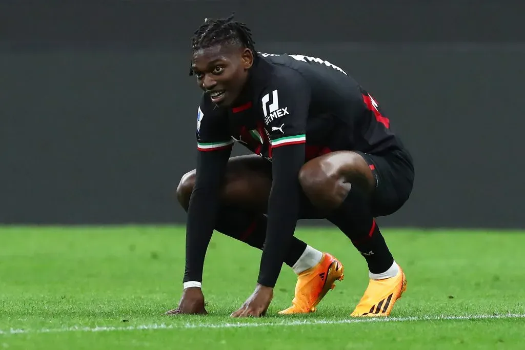 Rafa Leão se pierde el Derbi della Madonnina (Getty Images)