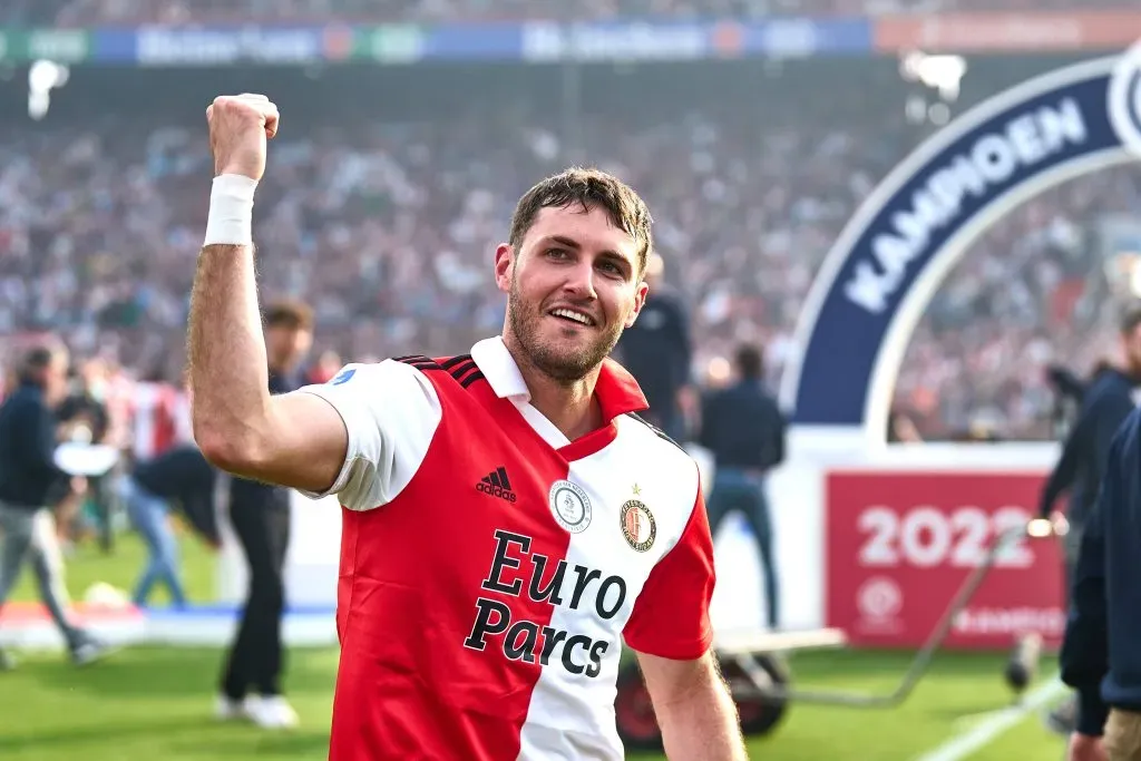 Eredivisie: Feyenoord v Go Ahead Eagles Rotterdam – Santiago Gimenez of Feyenoord during the match between Feyenoord v Go Ahead Eagles at Stadion Feijenoord De Kuip on 14 May 2023 in Rotterdam, Netherlands. Copyright: xYannickxVerhoevenx