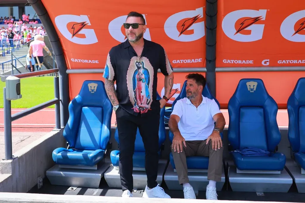 Antonio Mohamed en el banquillo de Pumas UNAM (Getty Images).