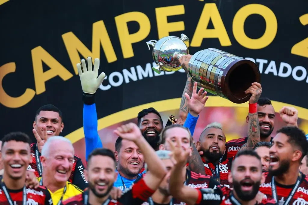 Vidal fue campeón de la Libertadores con Flamengo (Getty Images).