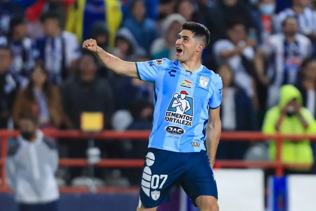 Nicolás Ibáñez finalizó como campeón de goleo del Apertura 2022, cuando jugaba en Pachuca. (Imago)