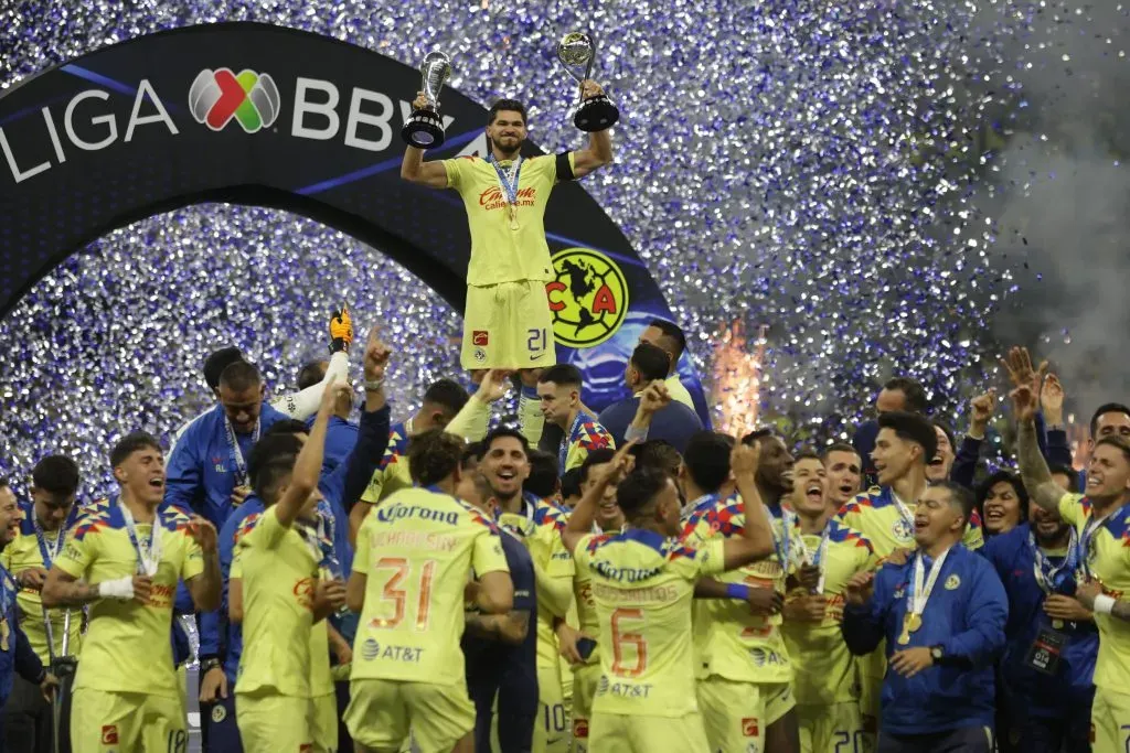 La consagración de América ante Cruz Azul fue transmitida en TV abierta por Canal 5 y Azteca 7. (Imago)