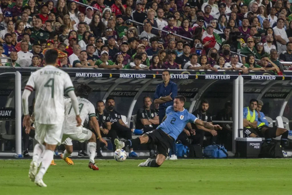 El último encuentro entre México y Uruguay finalizó con victoria por 3-0 para la Celeste. (Imago)