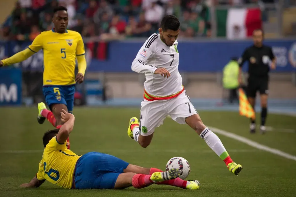 El último partido entre México y Ecuador en una Copa América fue en 2015 (IMAGO)