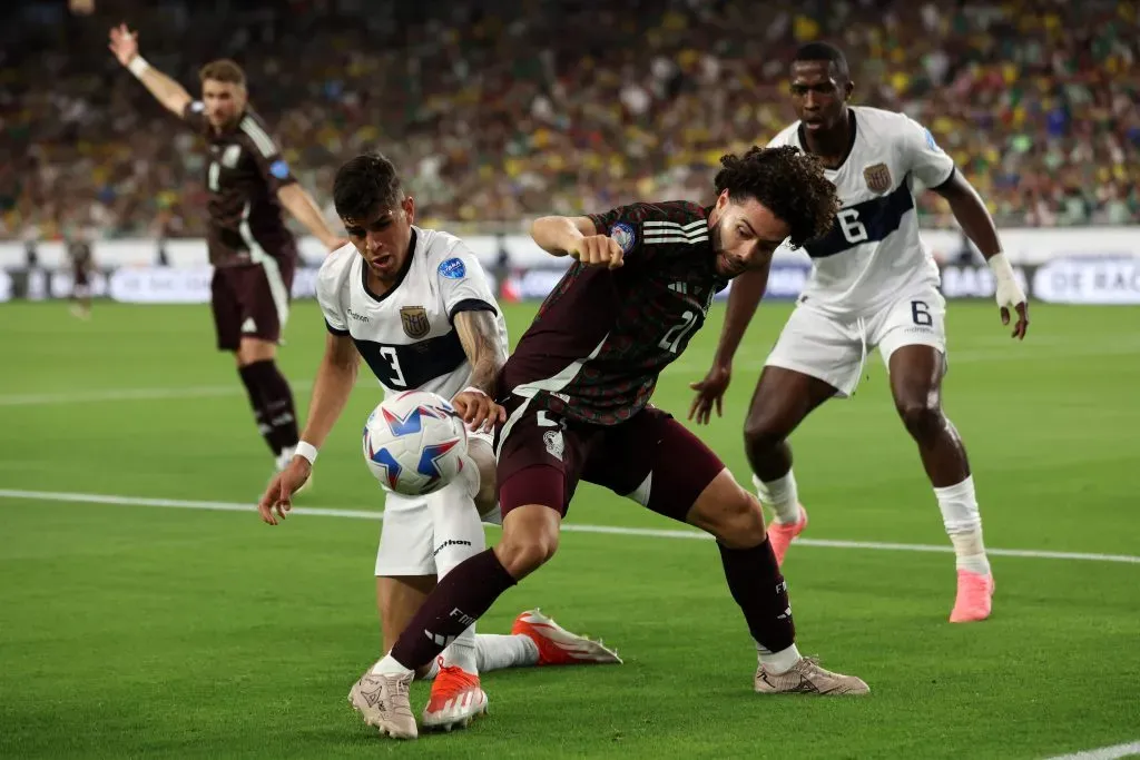 México no pasó del empate ante Ecuador y quedó eliminado de la Copa América 2024. (Getty Images)