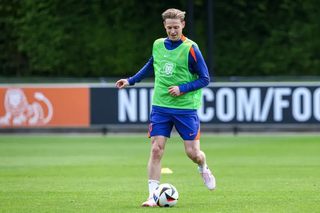 Frenkie de Jong intentó pero no pudo jugar la Eurocopa 2024 (IMAGO)