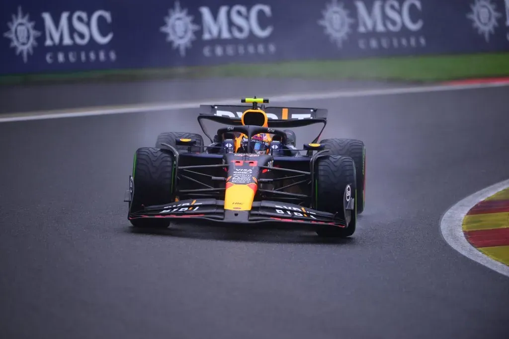 Checo Pérez largará segundo en el Gran Premio de Bélgica (IMAGO)