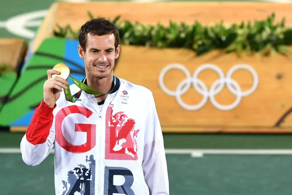 Andy Murray con la medalla dorada que ganó en Río 2016 (IMAGO)