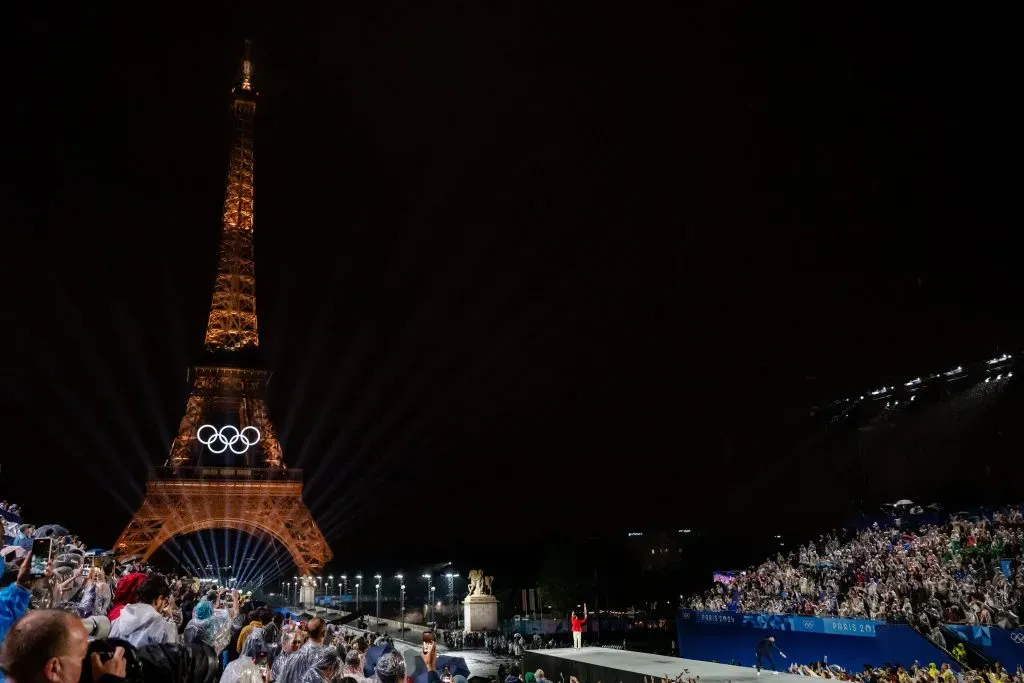 Un momento especial en la ceremonia de apertura de París 2024 (IMAGO)