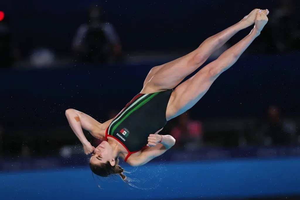 Alejandra Orozco participó de la final de plataforma. (Imago)