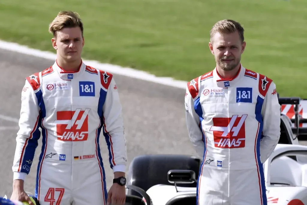 Mick Schumacher junto a Kevin Magnussen en Haas (IMAGO)