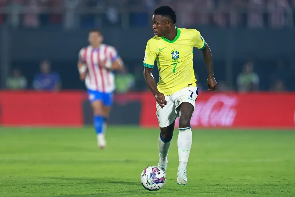 Vinicius Jr y Brasil sufrieron una dura derrota ante Paraguay en las Eliminatorias Sudamericanas. [Foto IMAGO]