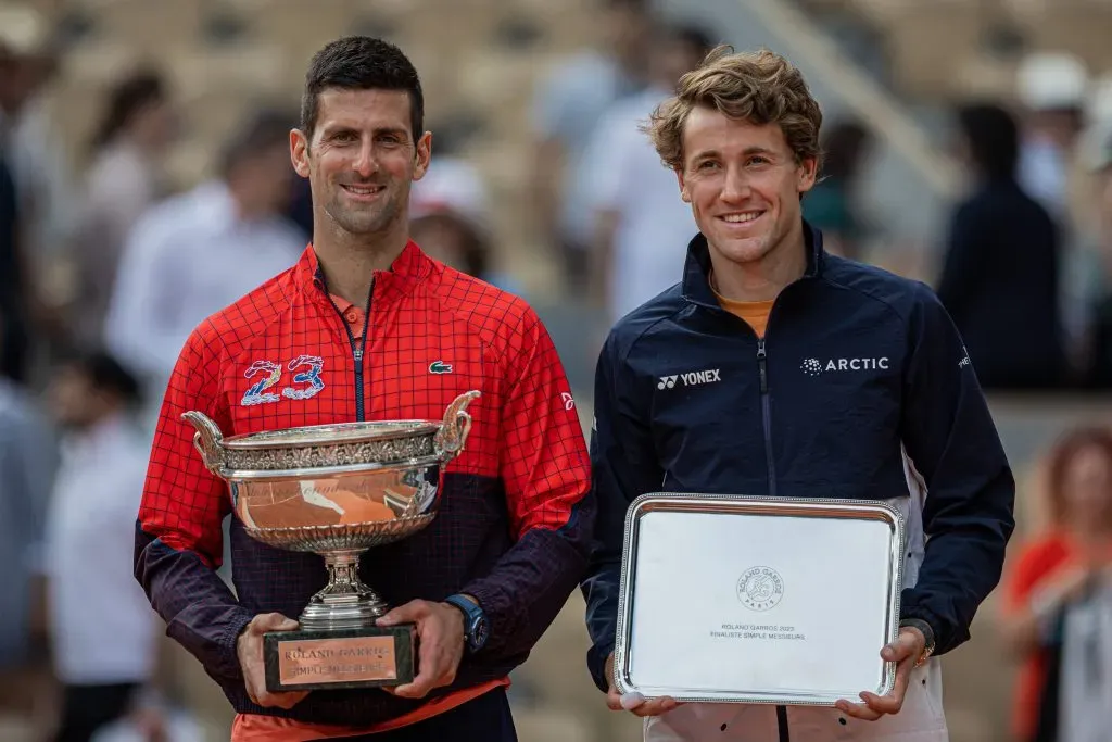 Ruud perdió frente a Djokovic la final de Roland Garros 2023 (IMAGO)