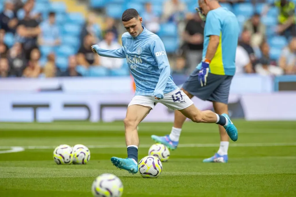 Phil Foden aún no fue titular en la temporada. [Foto IMAGO]