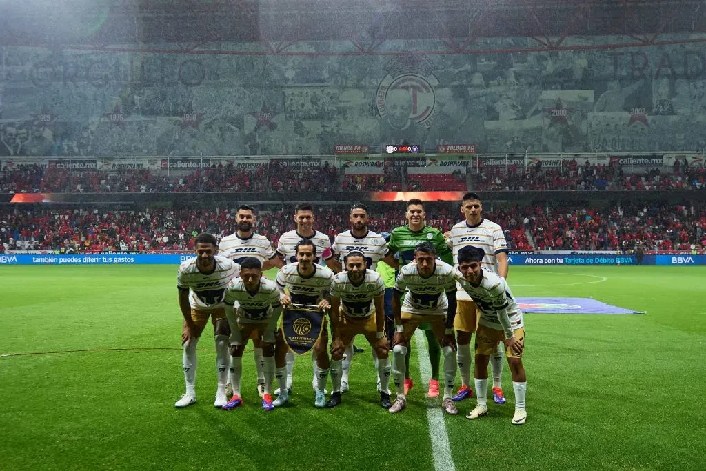 Pumas UNAM igualó con Toluca en el estadio Nemesio Díez (IMAGO)