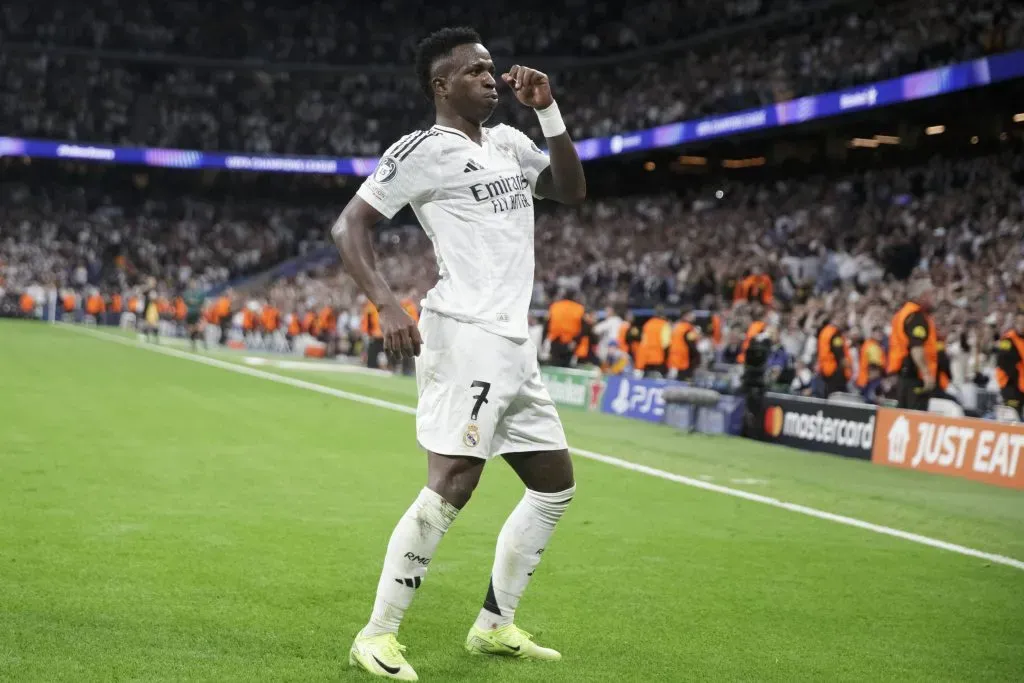 Vinícius brilló con el Real Madrid en la Champions League (IMAGO)