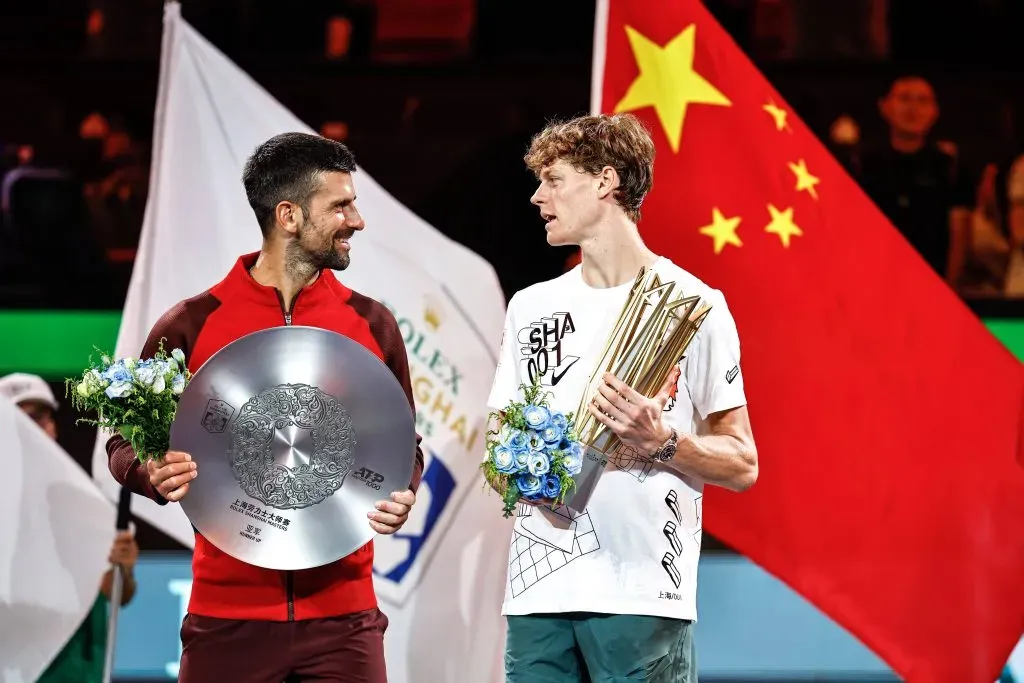 El último partido de Novak Djokovic en 2024 fue la final en Shangái (IMAGO)