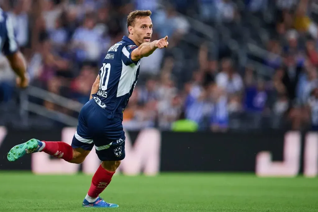 Sergio Canales alcanzó la contribución directa en 20 goles con Monterrey antes de finalizar el 2024. (Imago)