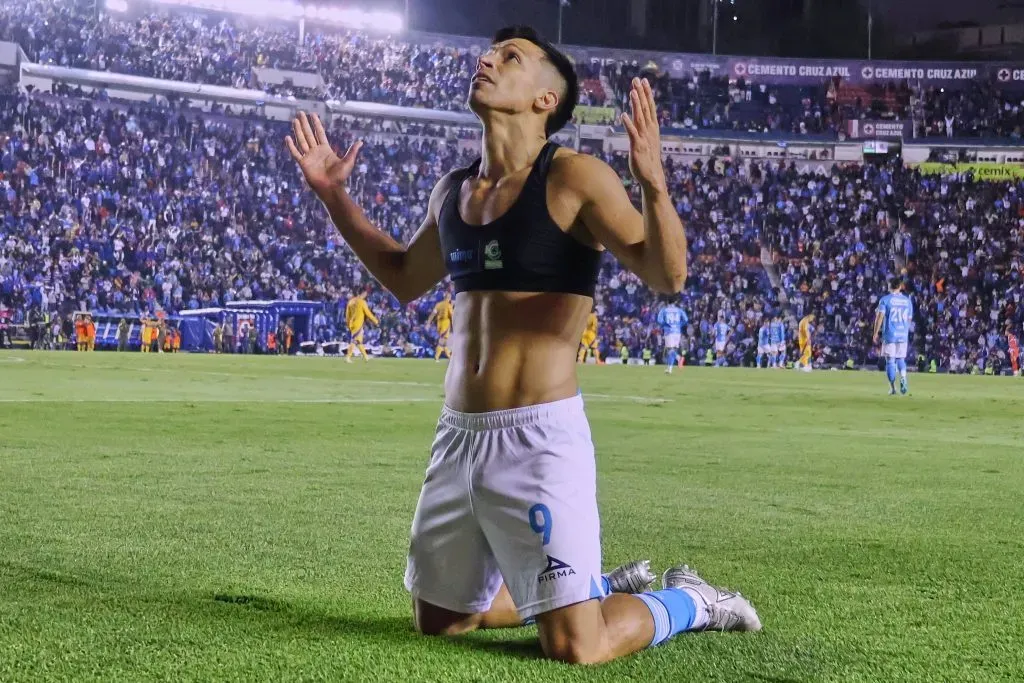 Ángel Sepúlveda salvó el récord con un gol sobre el final ante Tigres. [Foto IMAGO]