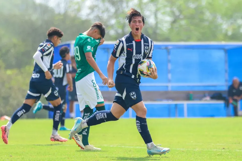 Aldo Patricio de Nigris, hijo de Aldo, la leyenda de Rayados (Fuente: @Rayados_fb)