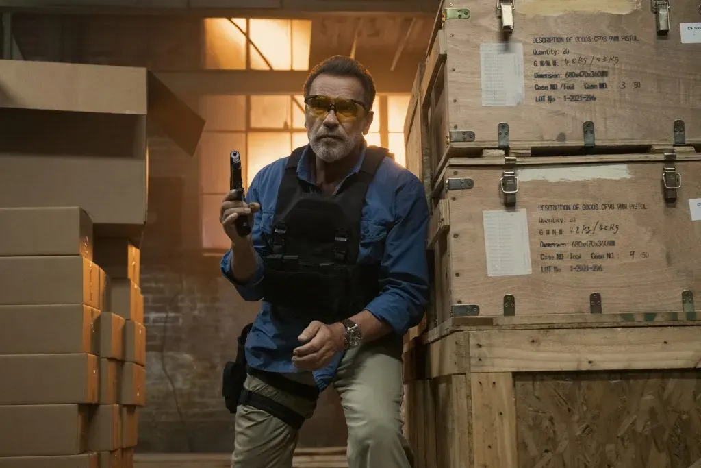 Arnold Schwarzenegger como Luke Brunner. Foto: (Netflix)