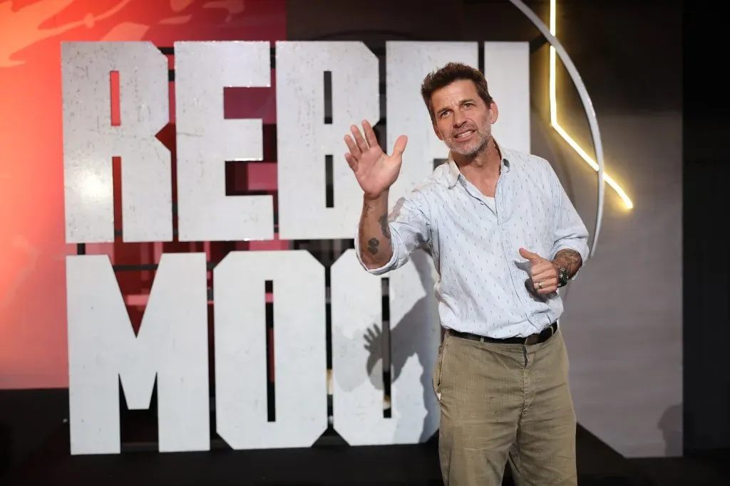 Zack Snyder durante su visita a México, para presentar Rebel Moon. Imagen: Getty Images.