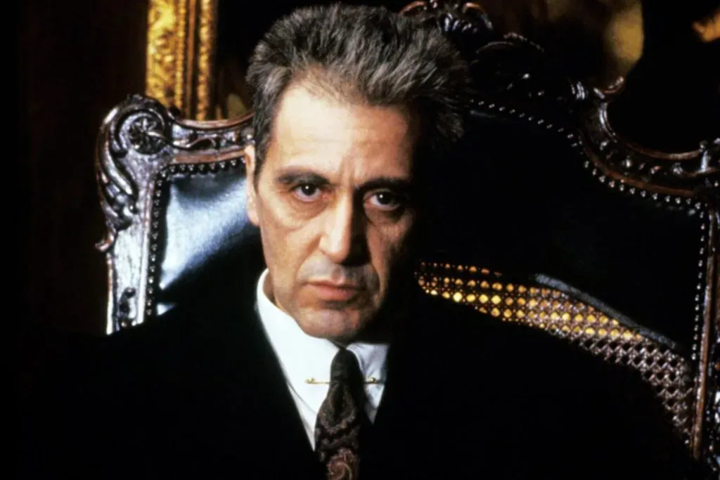 Al Pacino como Michael Corleone en El Padrino Parte III. (IMDb)